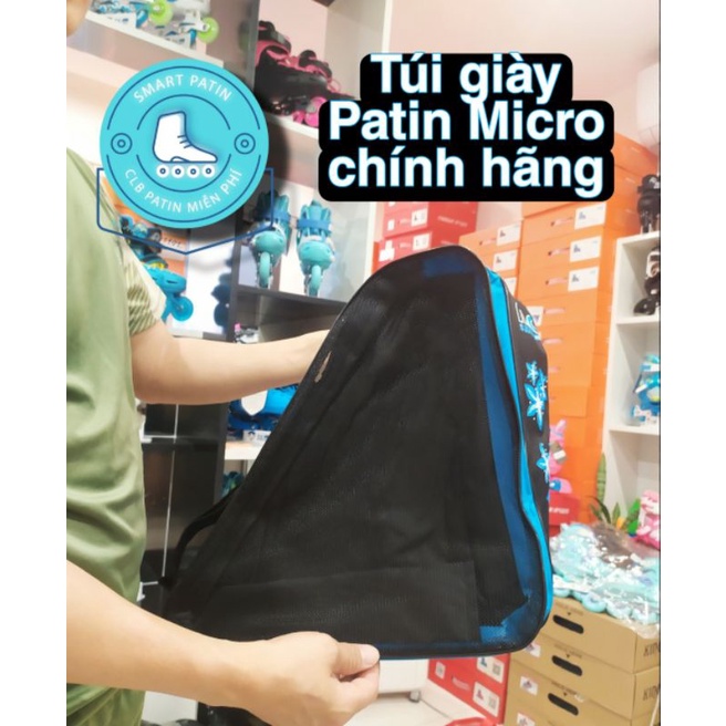 Túi giày Patin MICRO KIDS màu xanh đen