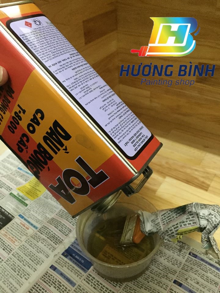 Dầu bóng cao cấp TOA T-8000 (Lon 850ml)