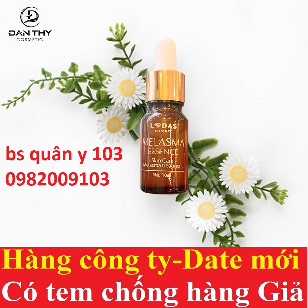 Serum Nám Lodas melasma Esence Plus nước thần Đan thy 10/30ml (new gold)