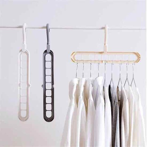 Móc treo quần áo đa năng 9 lổ