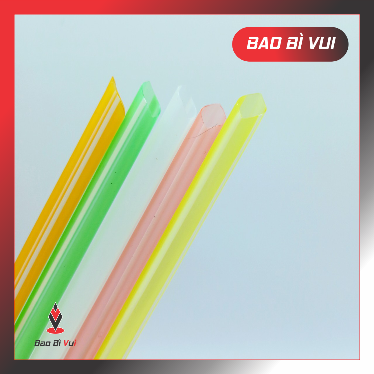 Bịch 500G Ống Hút Nước Mía Đầu Nhọn