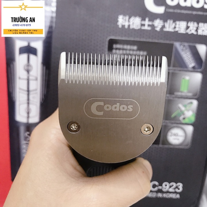 Tông Đơ Cắt Tóc Chuyên Nghiệp Codos CHC-923 - Máy Hớt Tóc Cao Cấp Lưỡi
