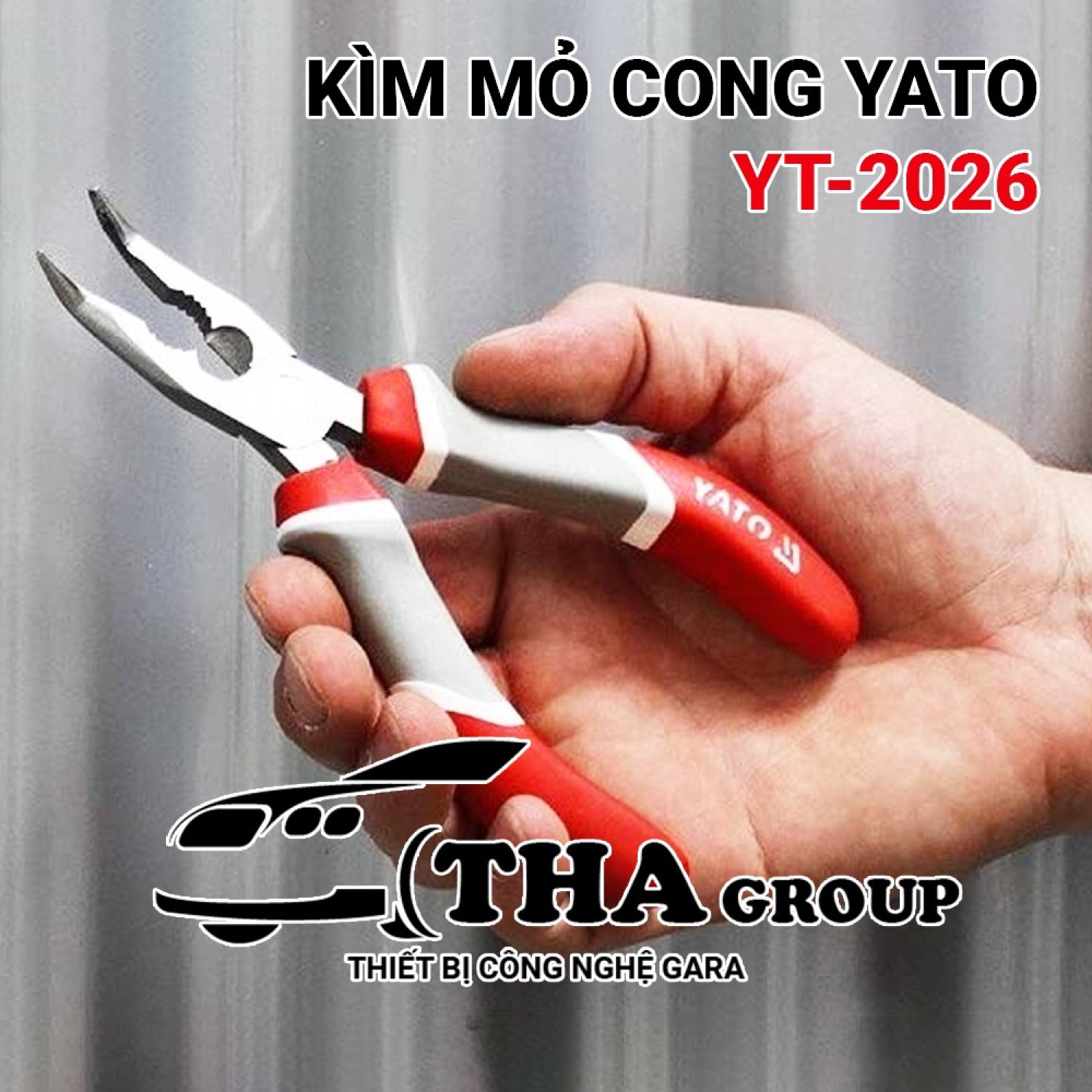 Kìm mỏ cong yato yt-2026