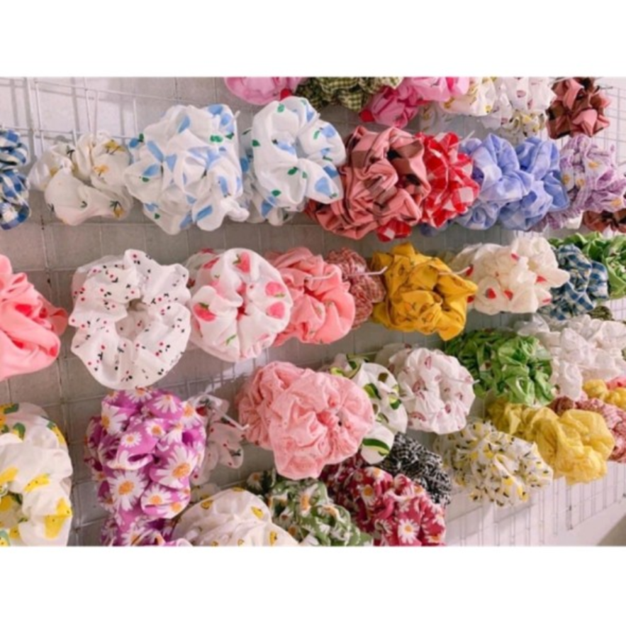 Scrunchies Buộc Tóc Xinh Xắn Cho Nữ