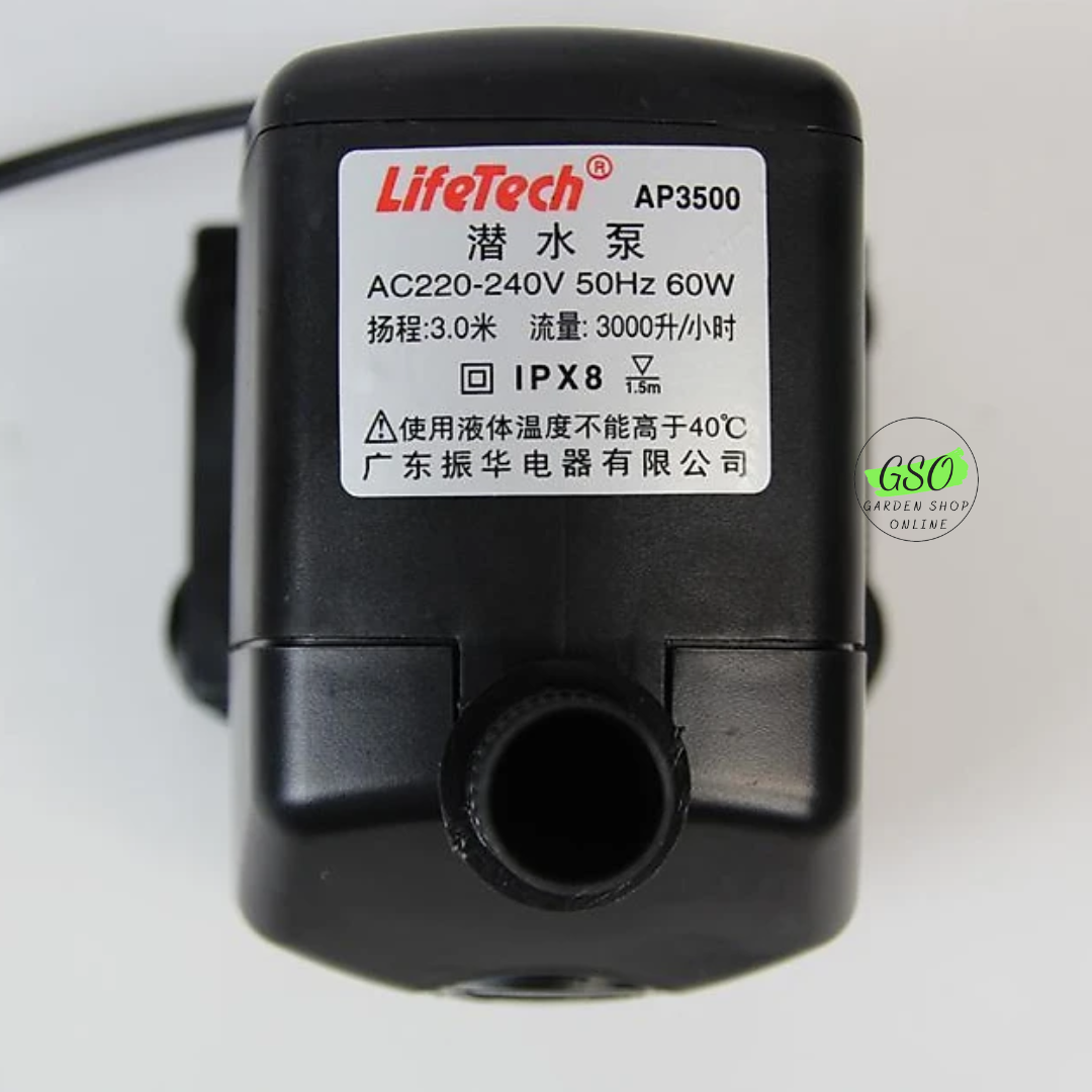 Máy Bơm Nước Lifetech AP3500 (60W) - Máy Bơm Hồ Cá Lifetech AP3500