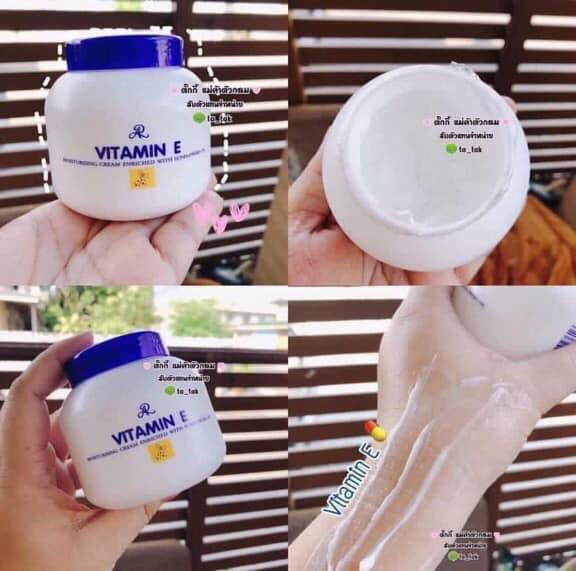 [Chính Hãng] [Sale] Lốc 6 hũ Kem Vitamin E Thái Lan hũ 200gr