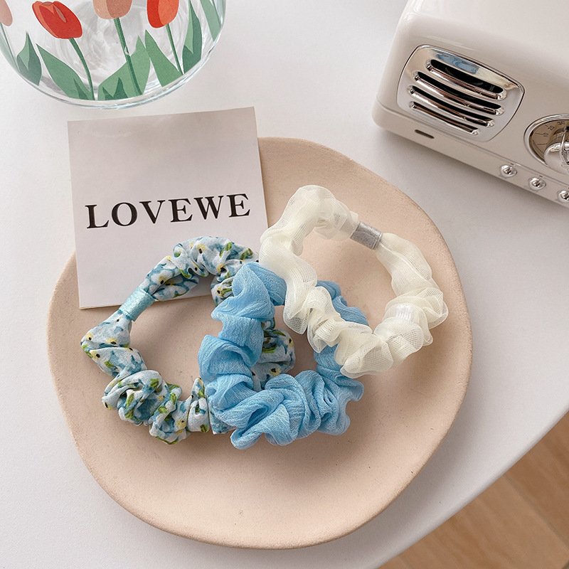 Set 3 cột tóc scrunchies xinh xắn- UniLabel