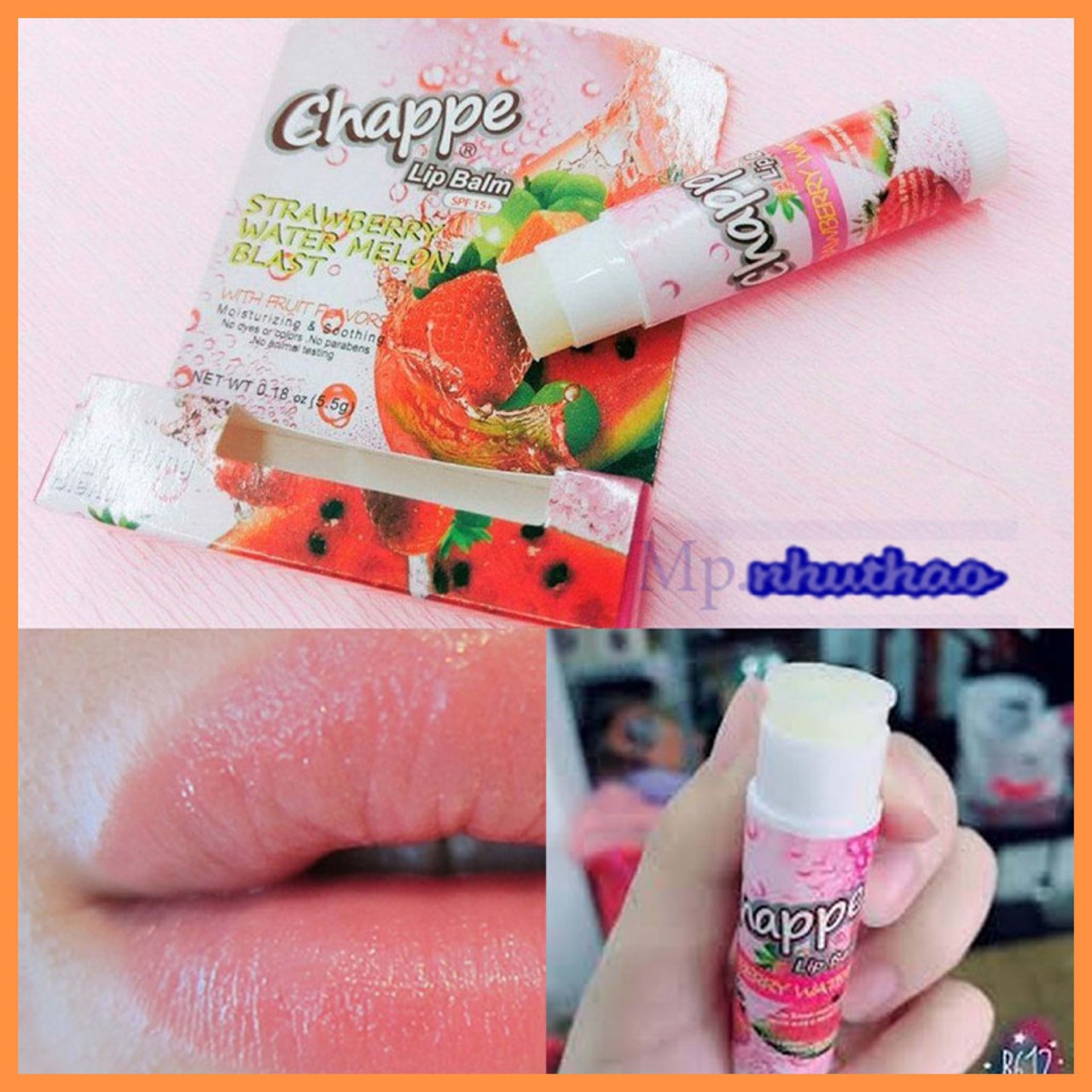 [Mã SFP62769661 giảm 5% đơn 250K] Son Chappe dâu