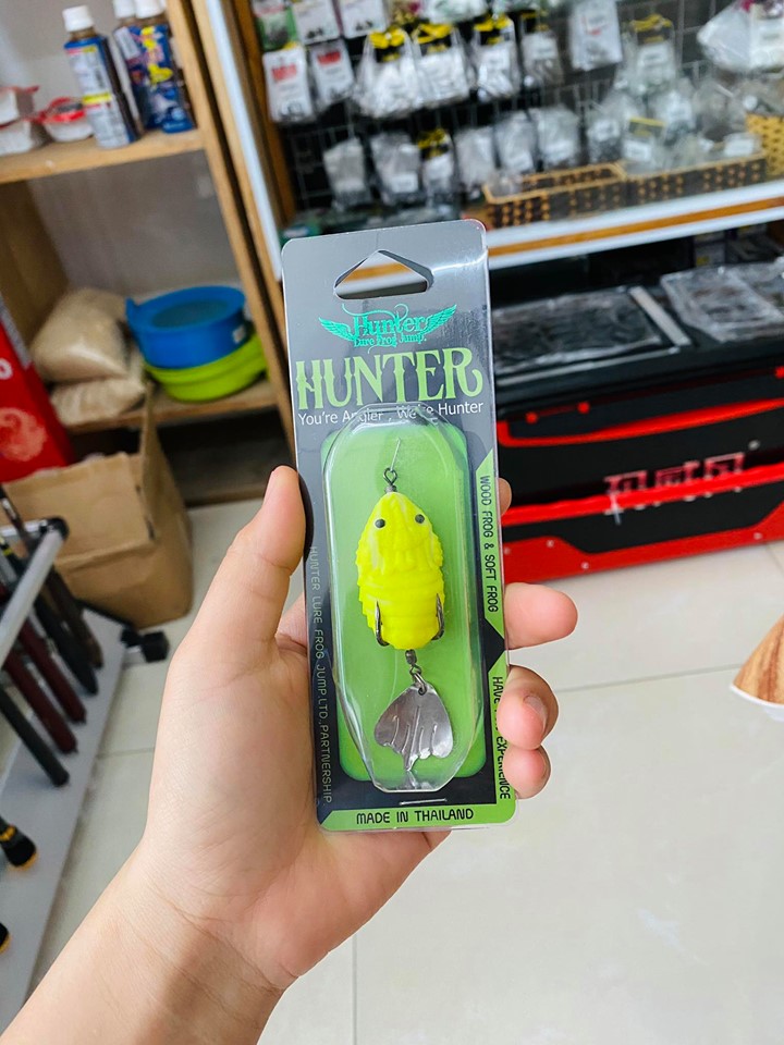 Mồi giả nhái hơi Hunter V4