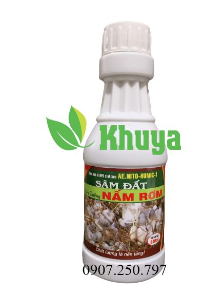 Phân bón lá NPK sinh học Sâm Đất Siêu dưỡng Nấm Rơm 240ml