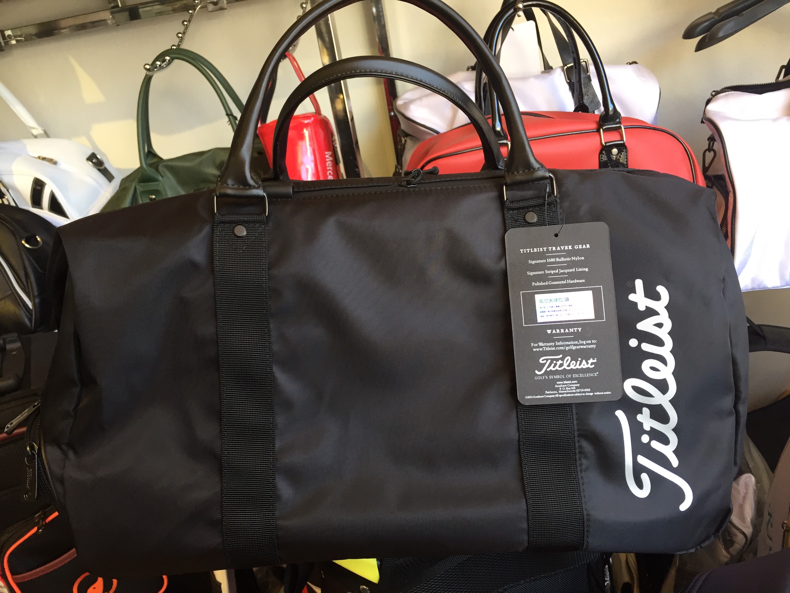 túi golf( black) Golf bag tote clothes bag-골프백 토트 옷 가방