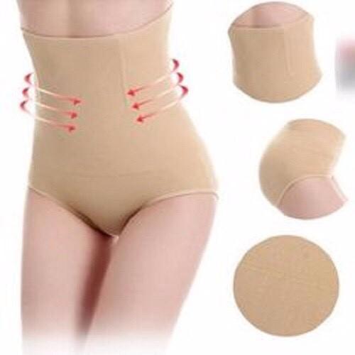 " Combo 2 quần gen bụng có thanh SILICON chống cuộn, DA + Đen (L) (giá tốt)"