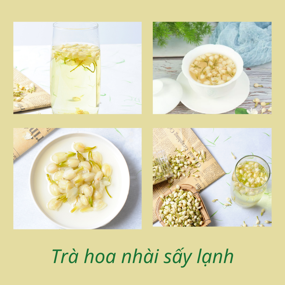 Hoa nhài trắng - trà hoa nhài sấy lạnh (20, 50gr)