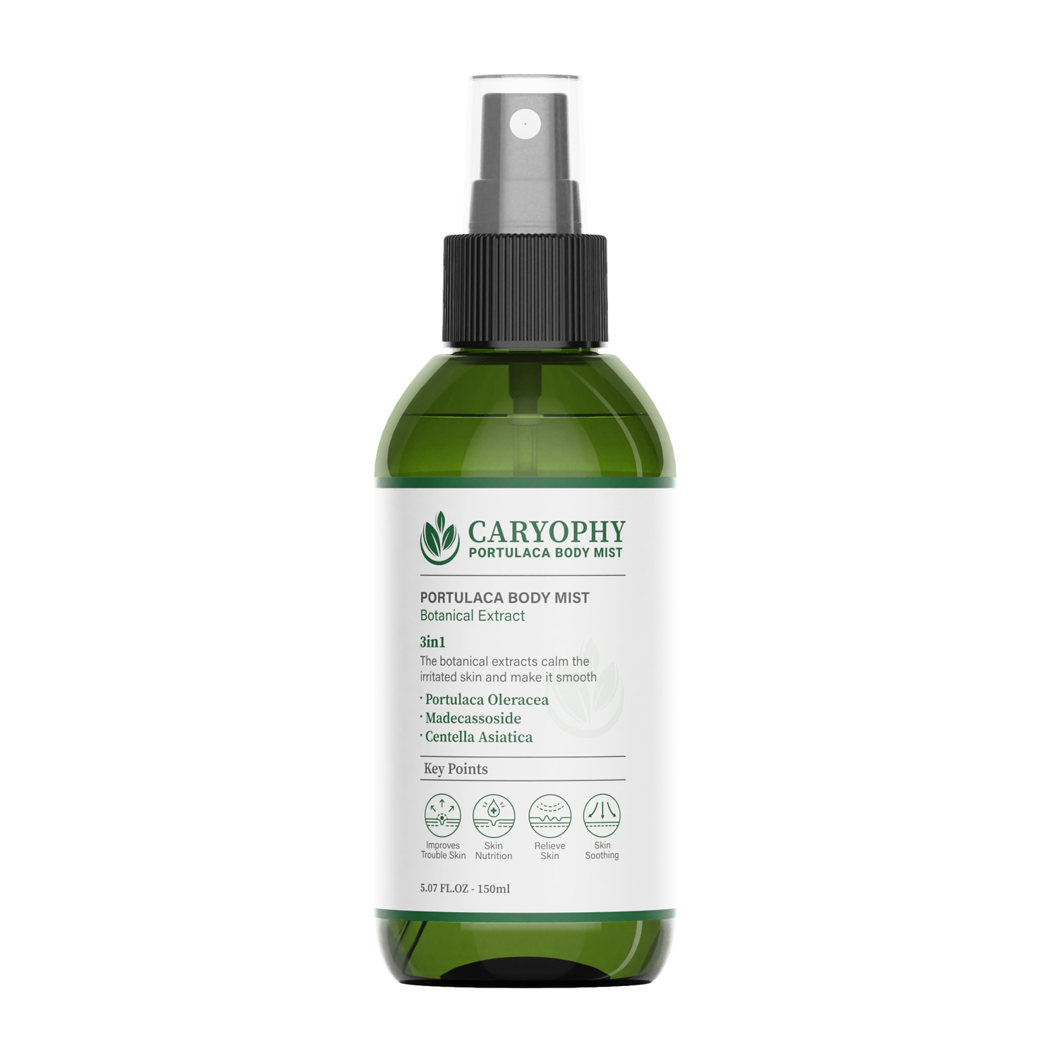 Xịt mụn lưng Caryophy Portulaca Body Mist 150ml