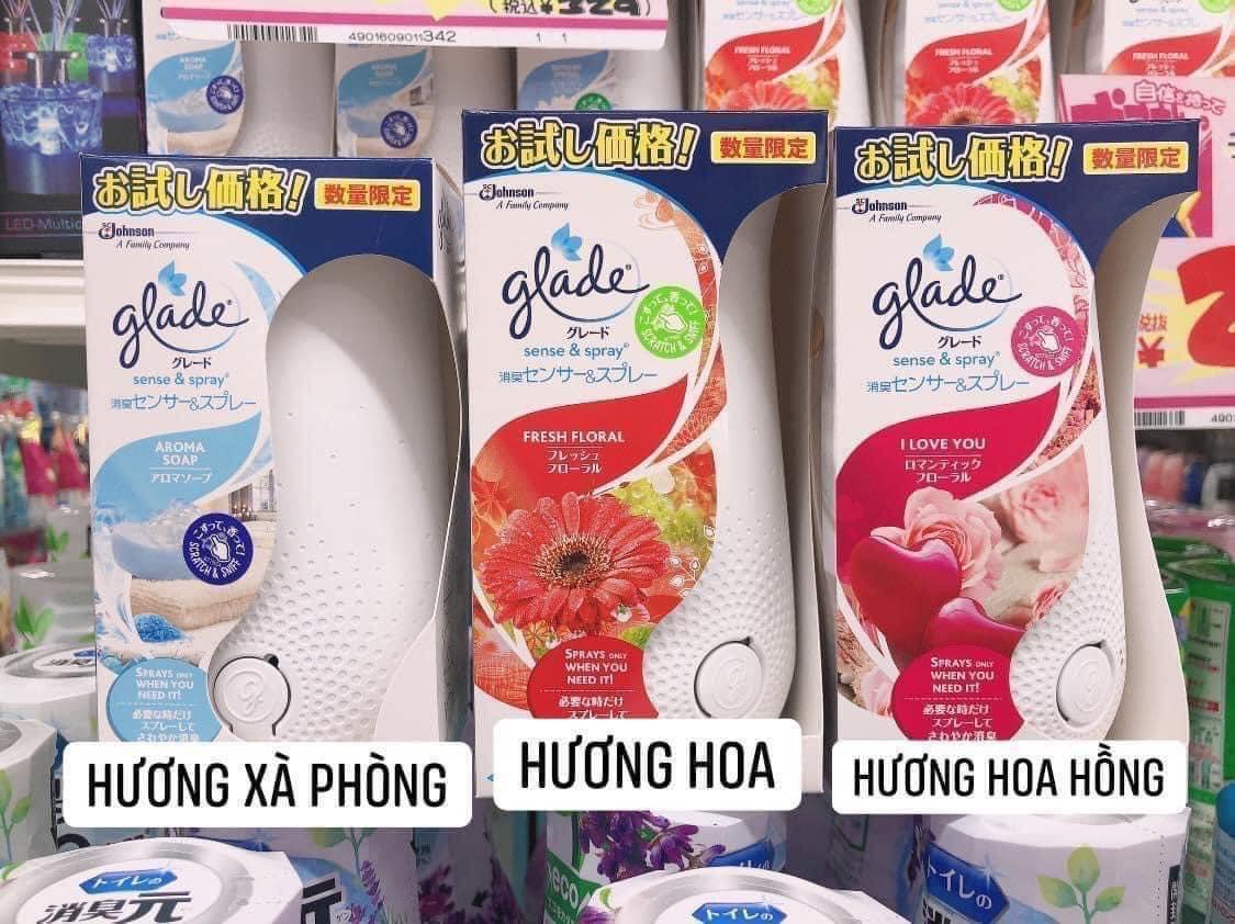Máy xịt phòng tự động glade nội địa nhật kèm lõi 18ml
