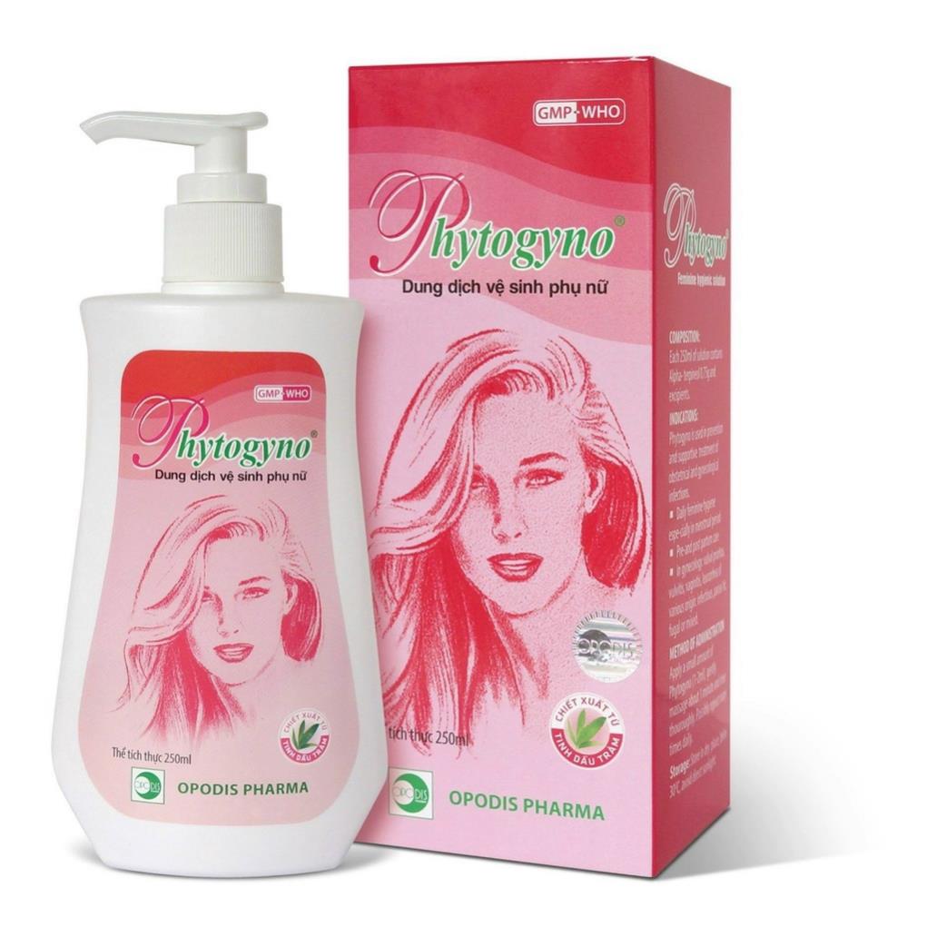 Dung dịch vệ sinh phụ nữ Phytogyno trà xanh Nước rửa phụ khoa hàng ngày ddvs