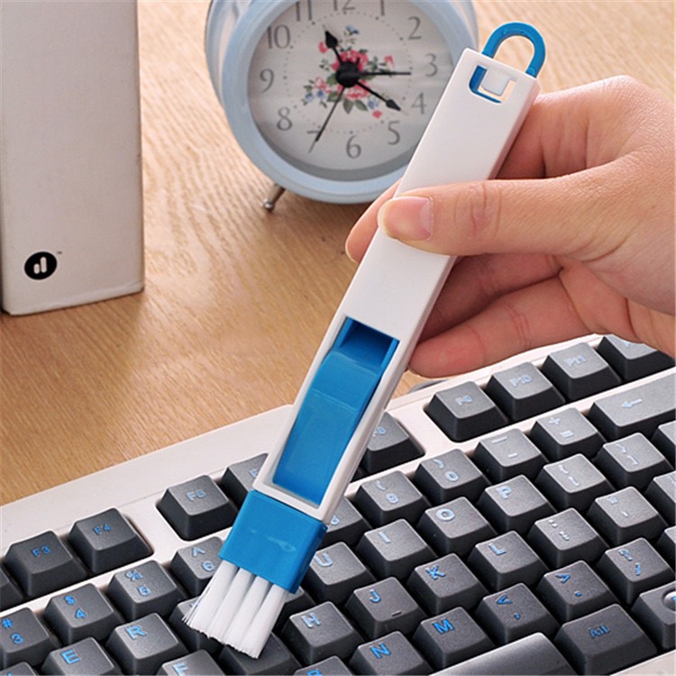 Chổi quét bụi vị trí hẹp - kèm ki xẻng hốt rác mini - cọ mini vệ sinh khe cửa - bàn phím máy tính am198