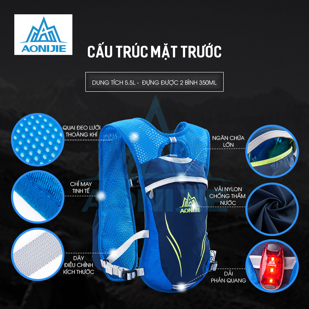 Balo / Vest Chạy Bộ Thể Thao Aonijie E885