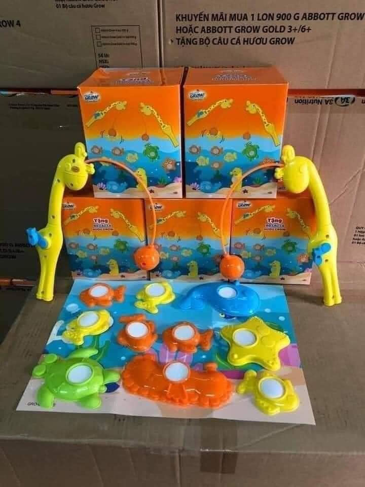 Bộ đồ chơi câu cá quà abbott grow