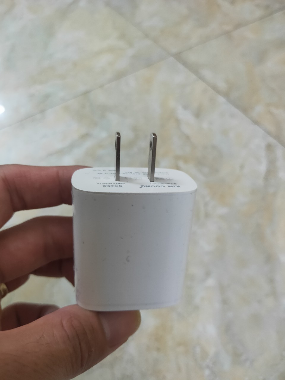 Củ sạc nhanh 3A kim cương kmg 603 2 cổng sạc usb