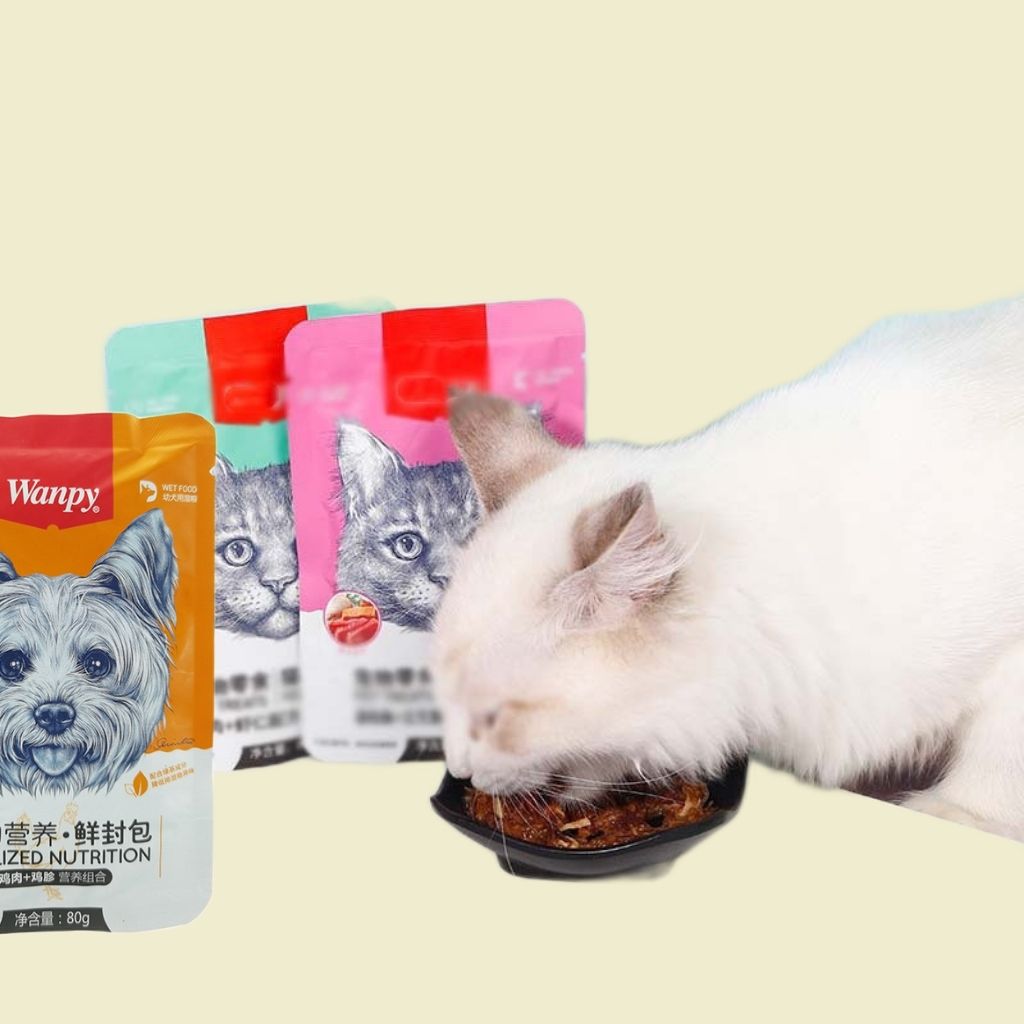 PATE WANPY dinh dưỡng thơm ngon cho mèo - gói 80g