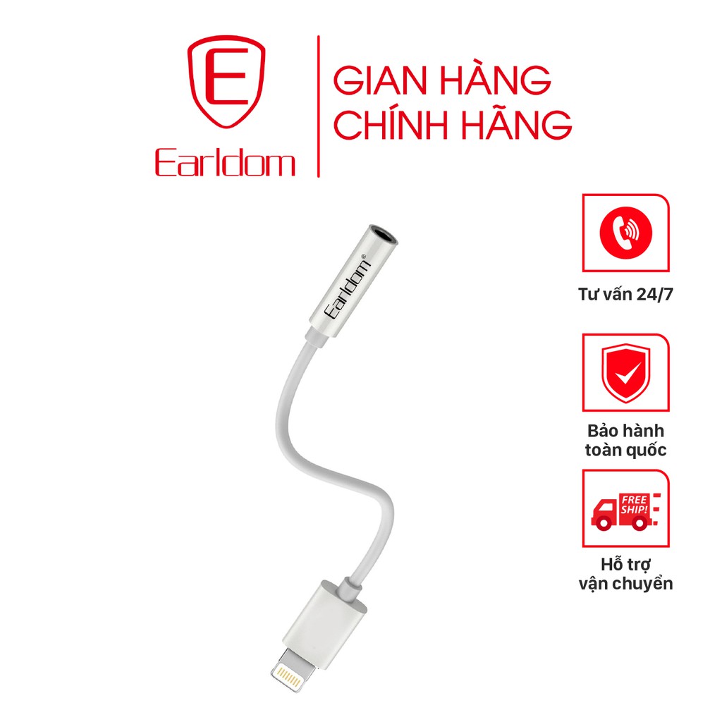 Jack chuyển lightning sang 3.5mm earldom et-ot49