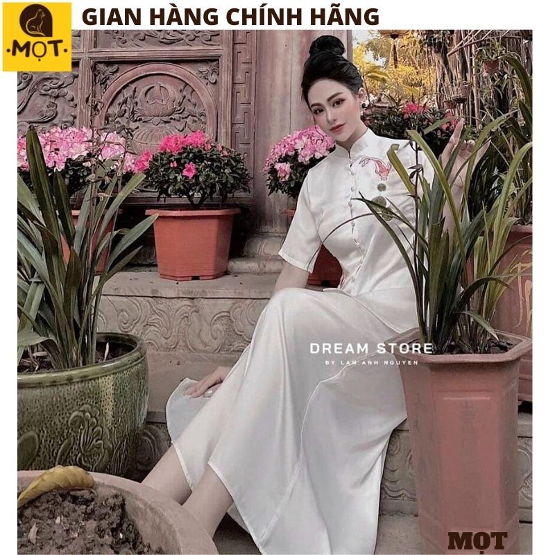 Đồ lam đi chùa, bộ quần áo đi lễ phật, set phật tử lụa kiểu dáng trang nhã - motshop