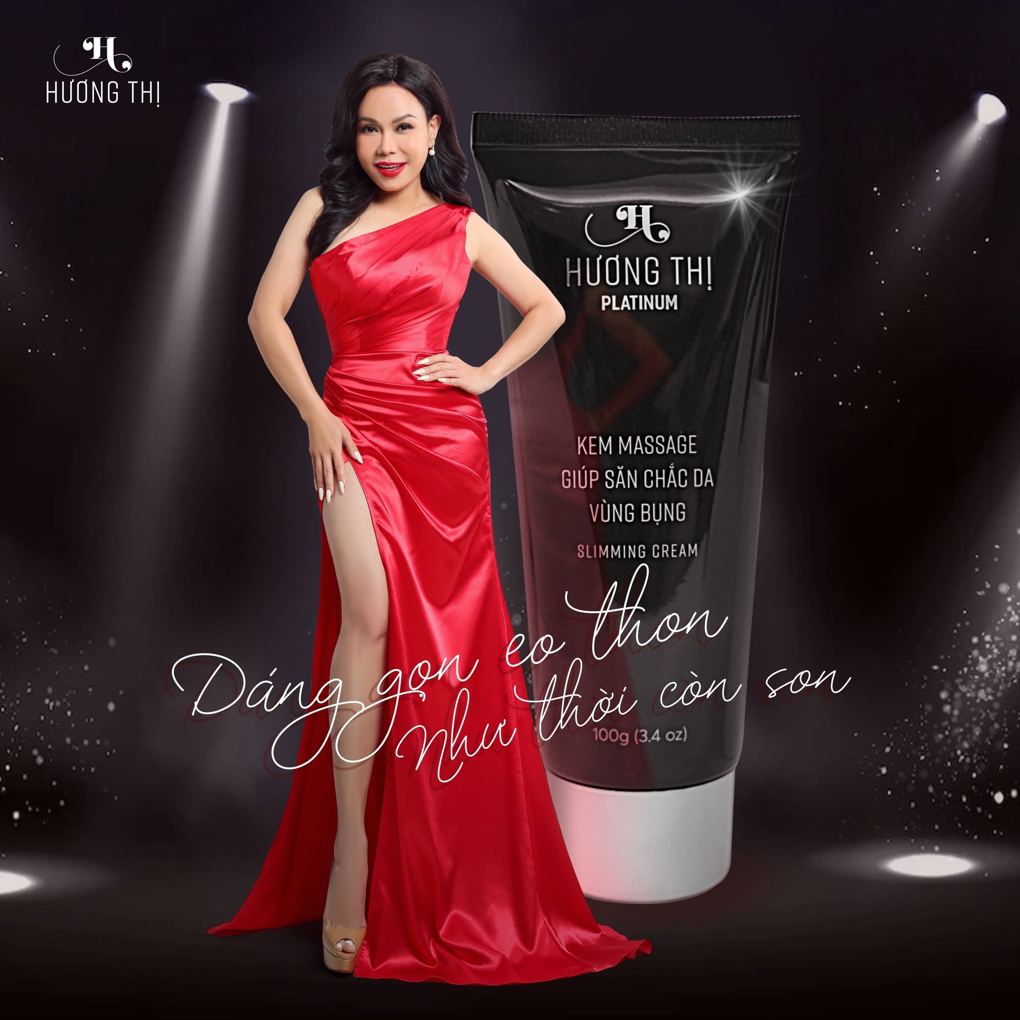Kem tan mỡ săn chắc da Hương Thị 100g