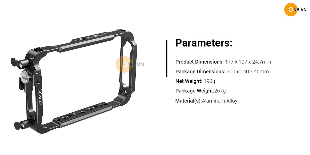 SmallRig Cage for Atomos Ninja V and V plus CMA 2209