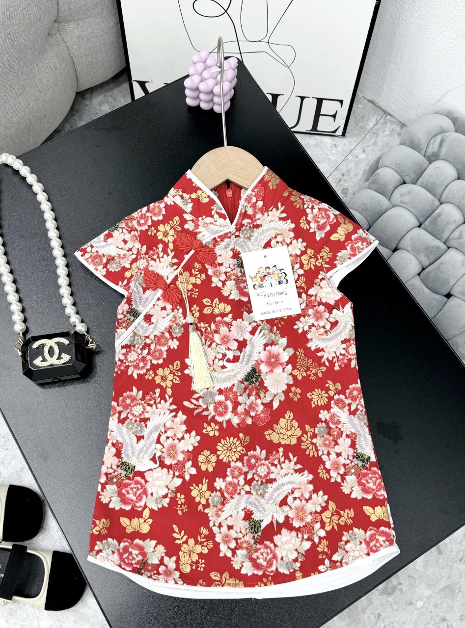 VÁY SƯỜN XÁM CHO BÉ GÁI ĐIỆU
