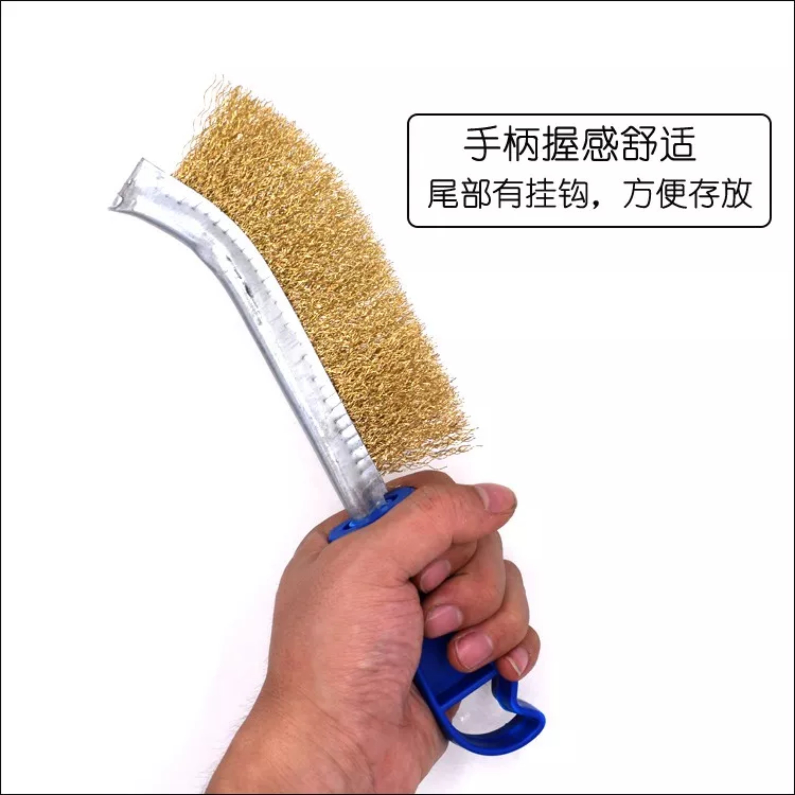 BÀN CHẢI SẮT ĐÁNH RỈ CÁN XANH ĐỎ