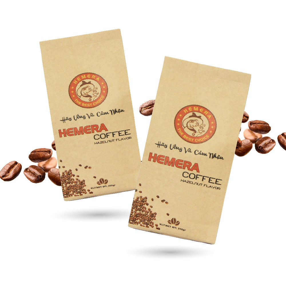 [HCM]Cà phê Hazelnut rang xay nguyên chất 250gr