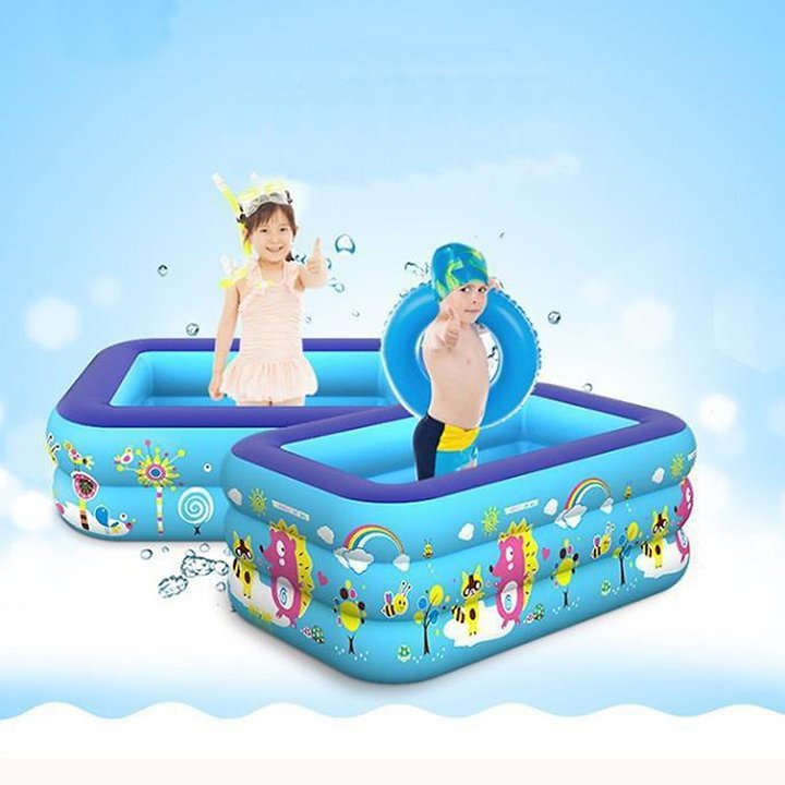 Bể bơi, hồ bơi cho bé 3 tầng 2 tầng đủ kích cỡ có đáy chống trượt