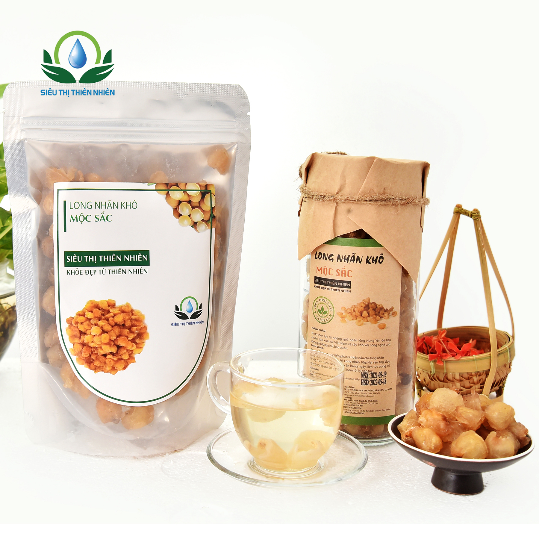 Long nhãn hưng yên Mộc Sắc gói 100g