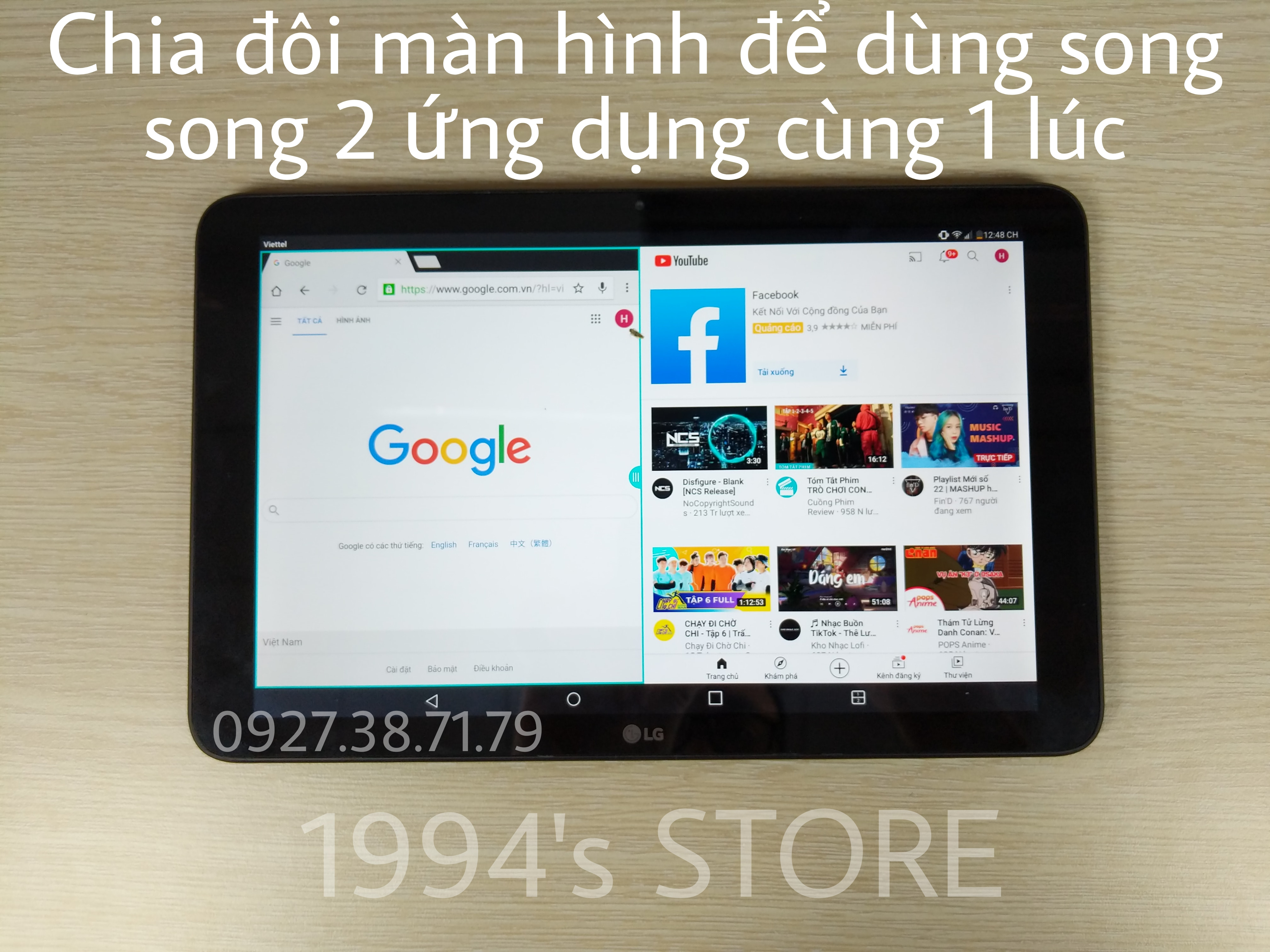 Máy tính bảng LG V930 - LG G Pad X 10.1 inch Học Online - Sim 4G Lướt Web, Youtube, TikTok, Xem phim mượt mà