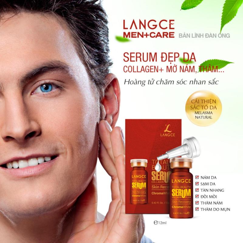 SERUM TẢO BIỂN ĐỎ COLLAGEN CHỮA NÁM - TÀN NHANG - ĐỒI MỒI 12ml - HỘP ĐỎ LANGCE dành cho Nam giá rẻ