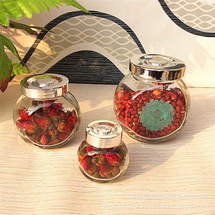 Hủ Thuỷ Tinh Nghiêng 2 Đáy 380ml