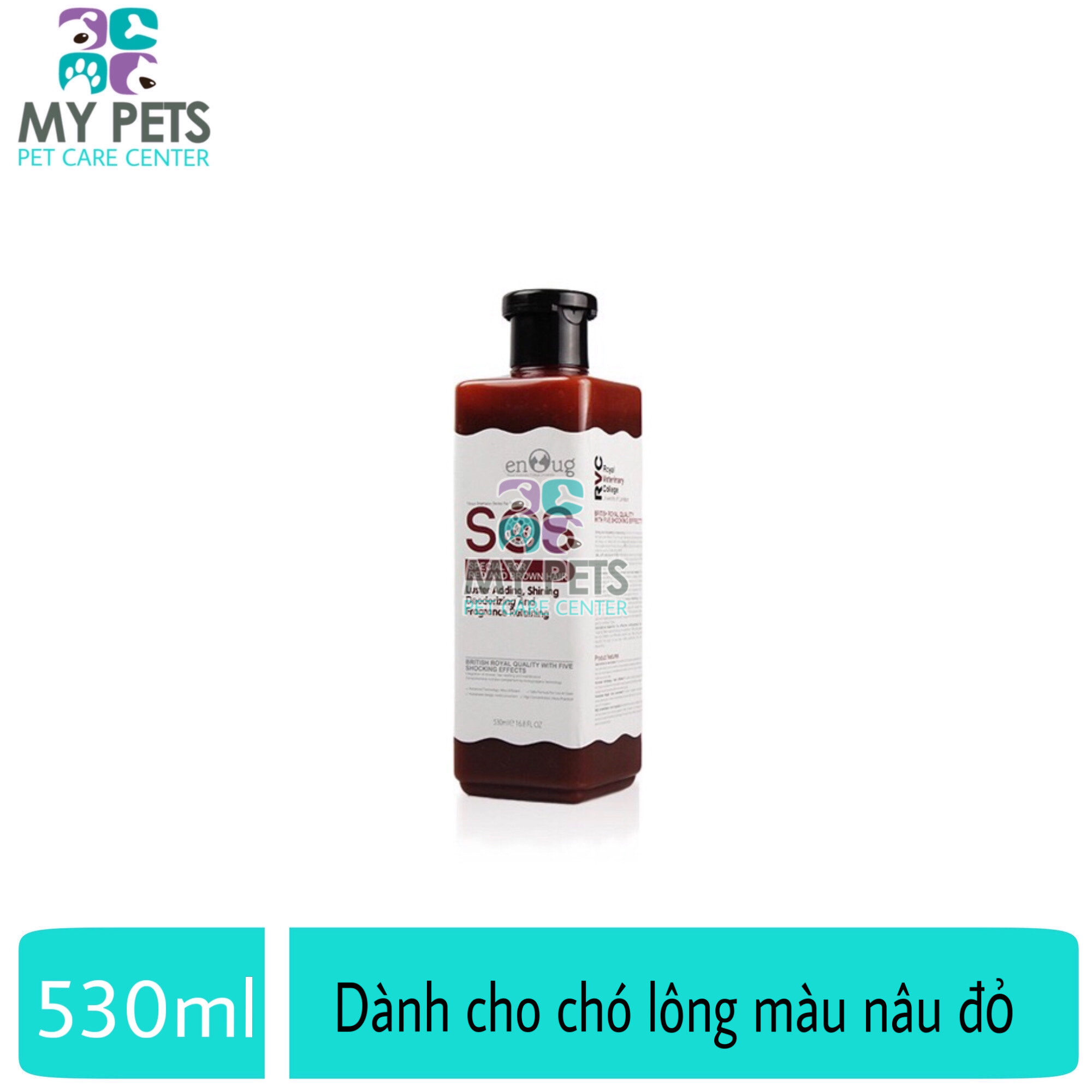 Sữa tắm SOS nâu đỏ dành riêng cho chó lông nâu đỏ - sữa tắm SOS nâu đỏ 530ml