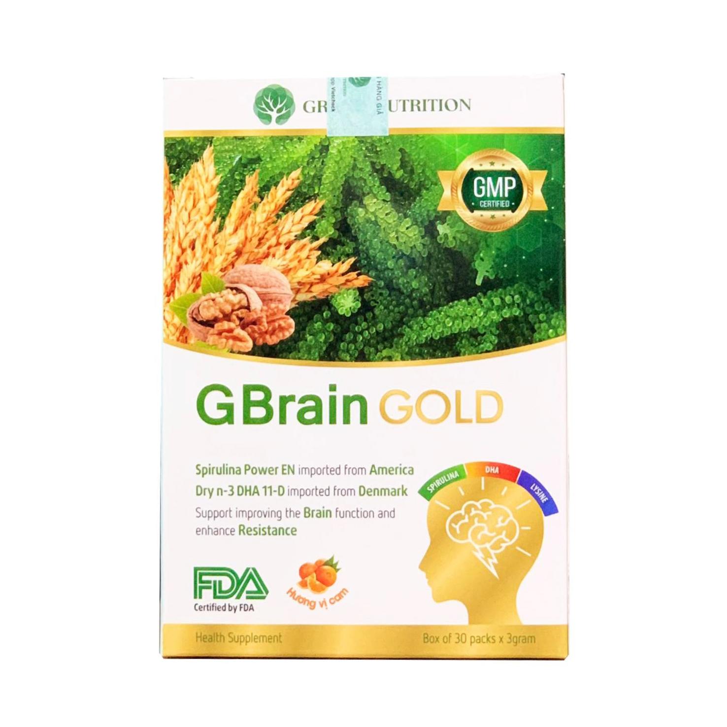 THỰC PHẨM BẢO VỆ SỨC KHỎE GBRAIN GOLD
