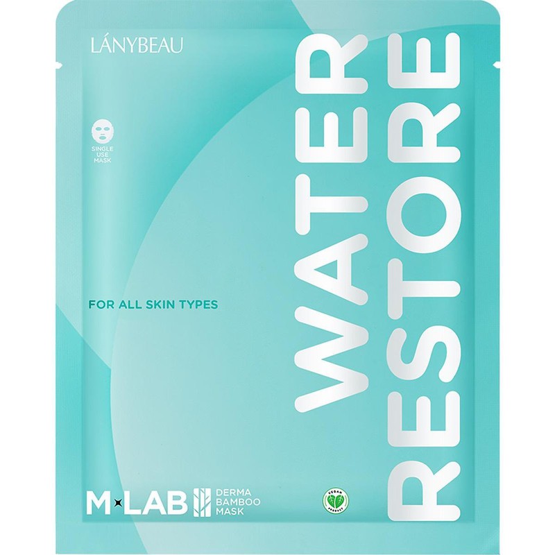 Mặt nạ sợi tre cấp ẩm Mlab Water Restore Xanh 1 miếng