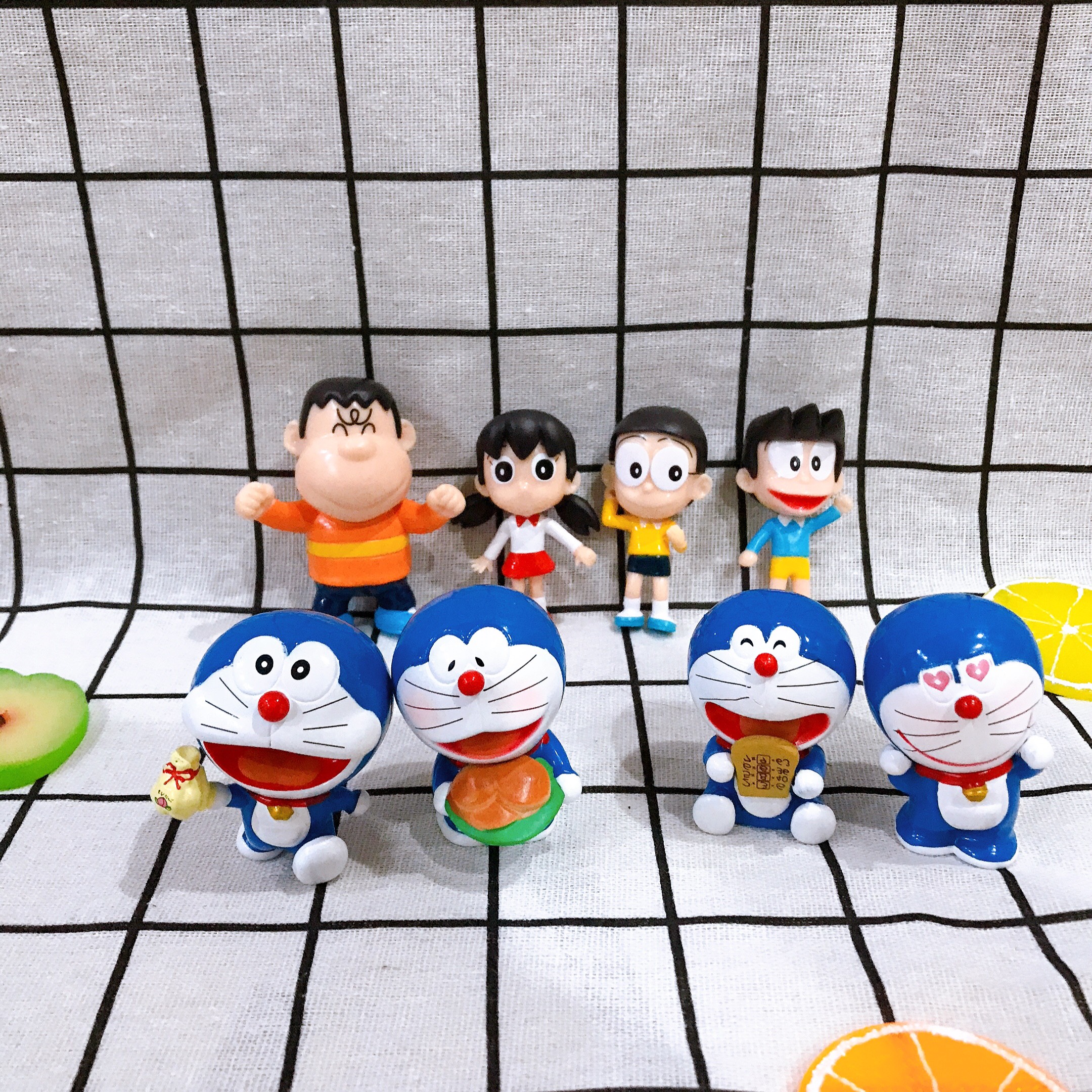 Bộ Mô Hình Nhóm Bạn Doremon Doraemon