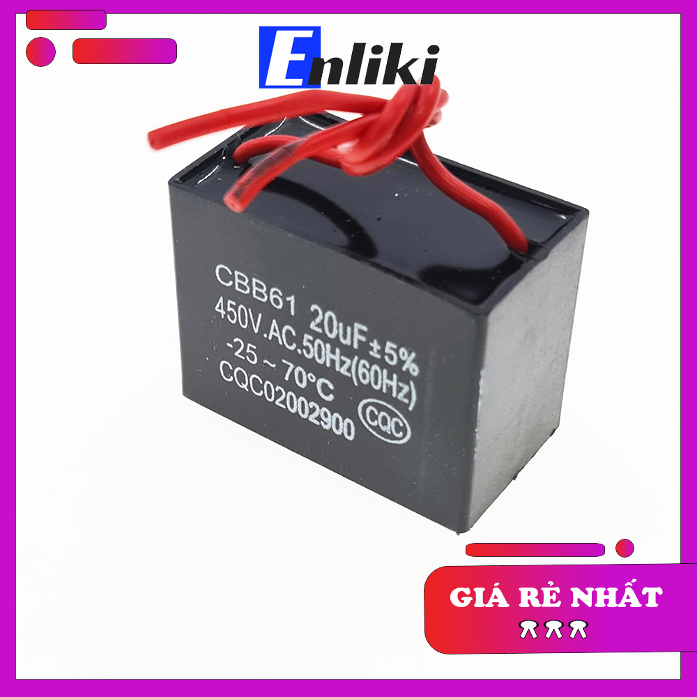 20uF Tụ Quạt CBB 450VAC