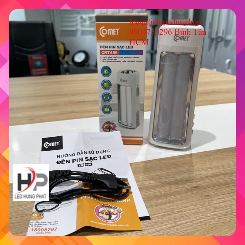 Đèn pin sạc led COMET CRT456 6W, (Bảo Hành 6 Tháng, 1 Đổi 1.)