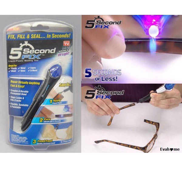 Keo UV 5 SECOND FIX Trong Suốt – Sửa Chữa Mọi Thứ