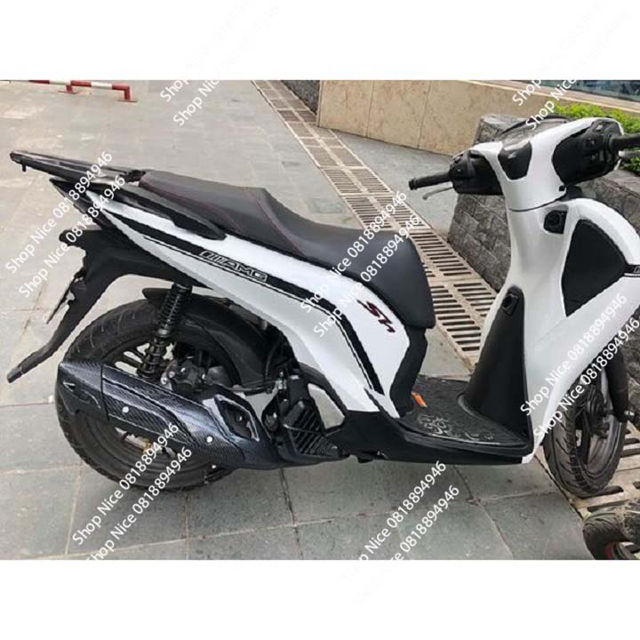 Tem chỉ AMG phản quang dán xe máy Honda SH