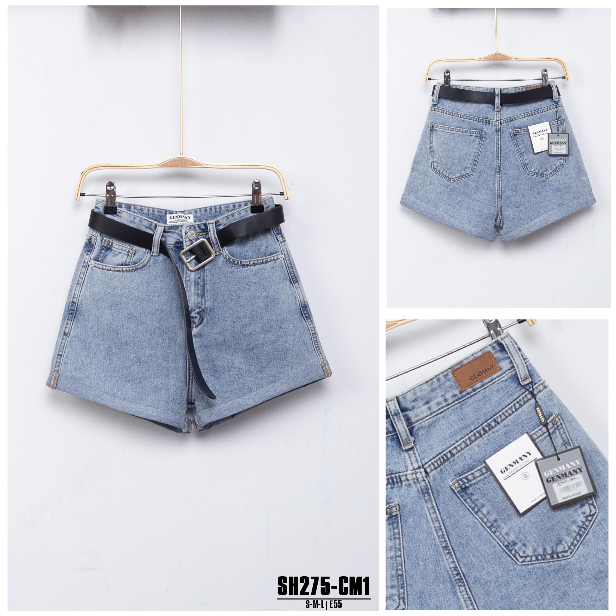 Quần short jean nữ Genmany