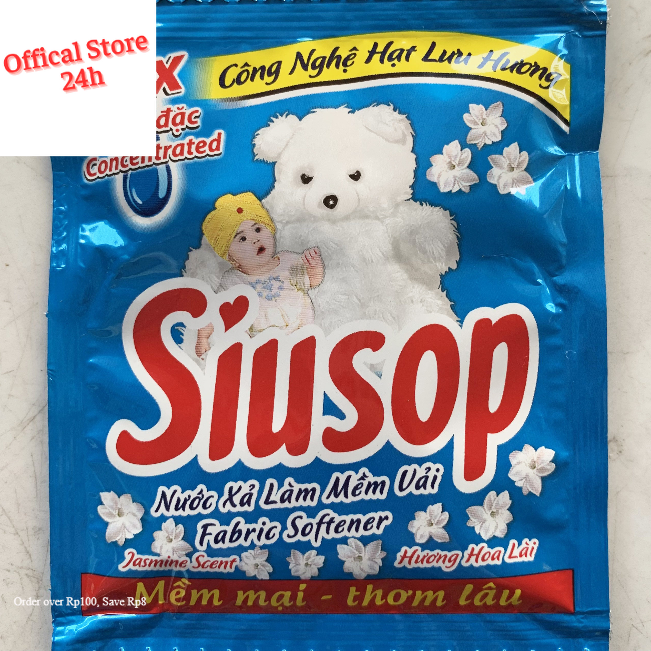 1 Dây 10 Gói Nước Xả Làm Mềm Vải SiuSop
