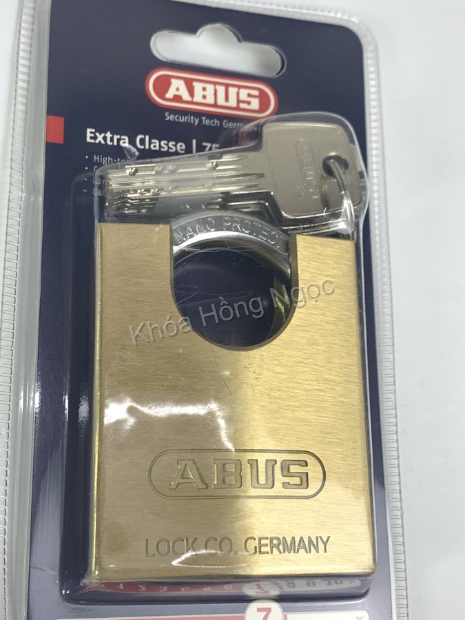 Khóa treo chống cắt Abus 75CS 60mm đồng thau chìa vi tính