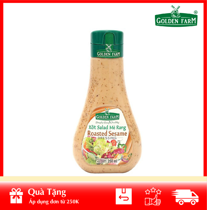 [Phù hợp ăn kiê.ng] Sốt Salad Mè Rang Golden Farm