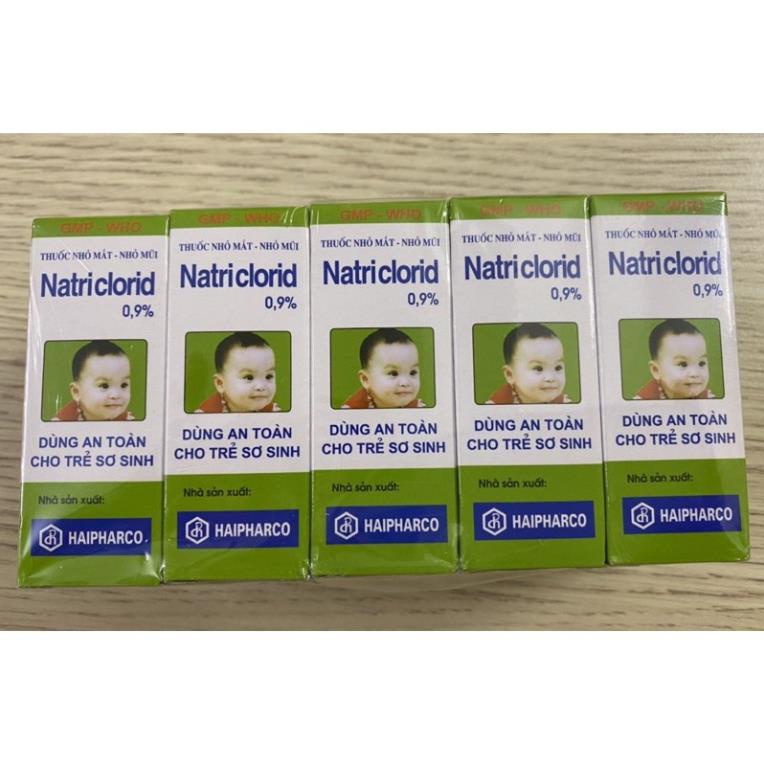 Combo 10 lọ nước muối nhỏ mắt natriclorid 0.9% . hp